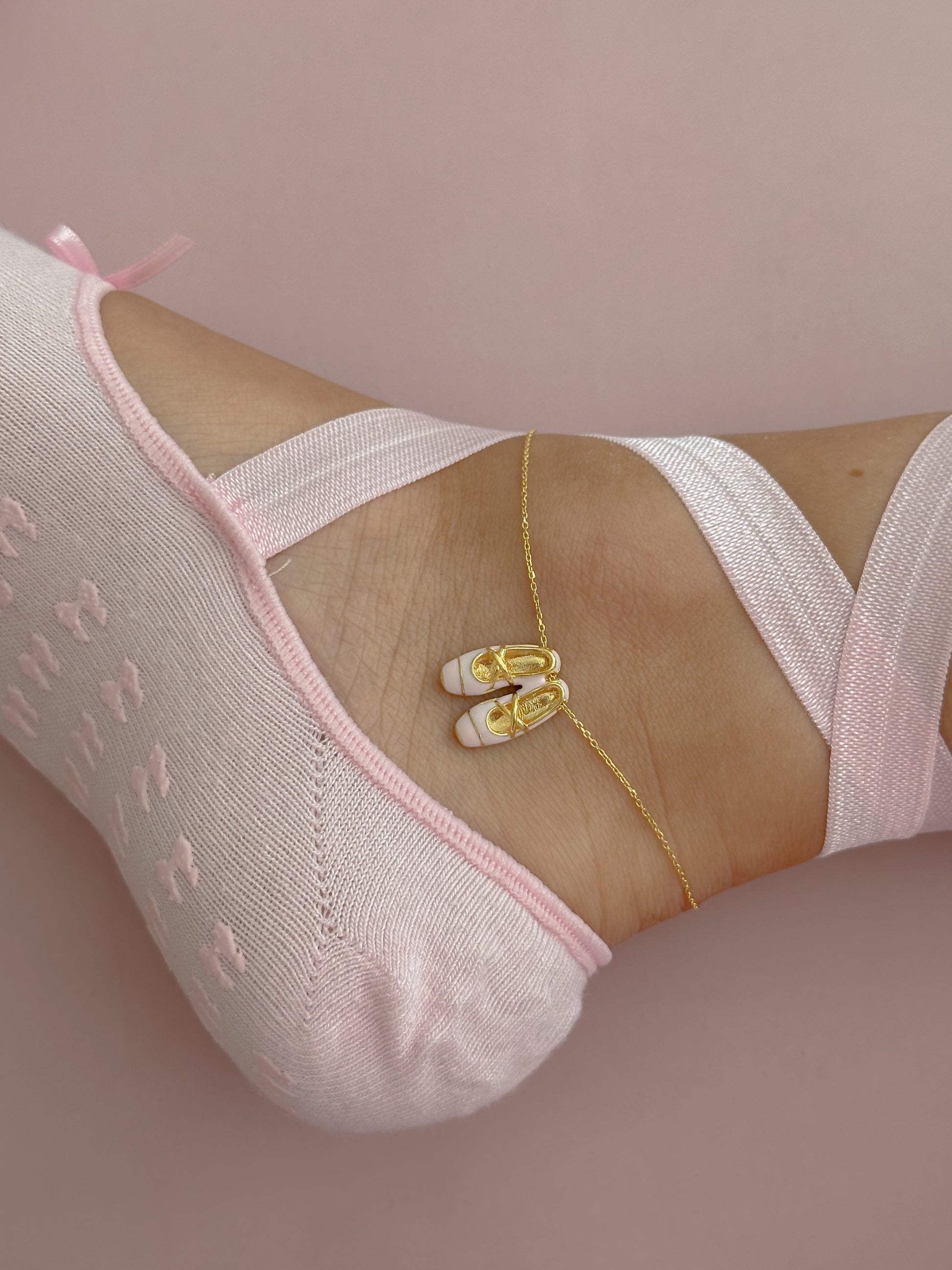 Pilates Princess Pink 925 Gümüş Kolye