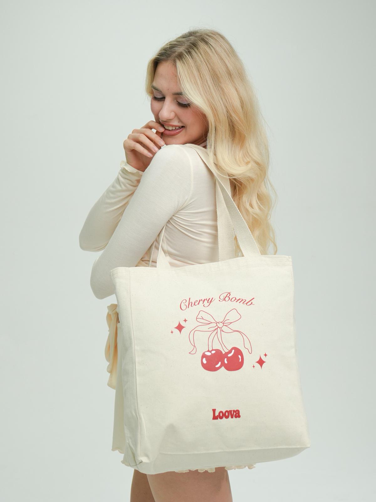 Cherry Bomb Cloth Bag