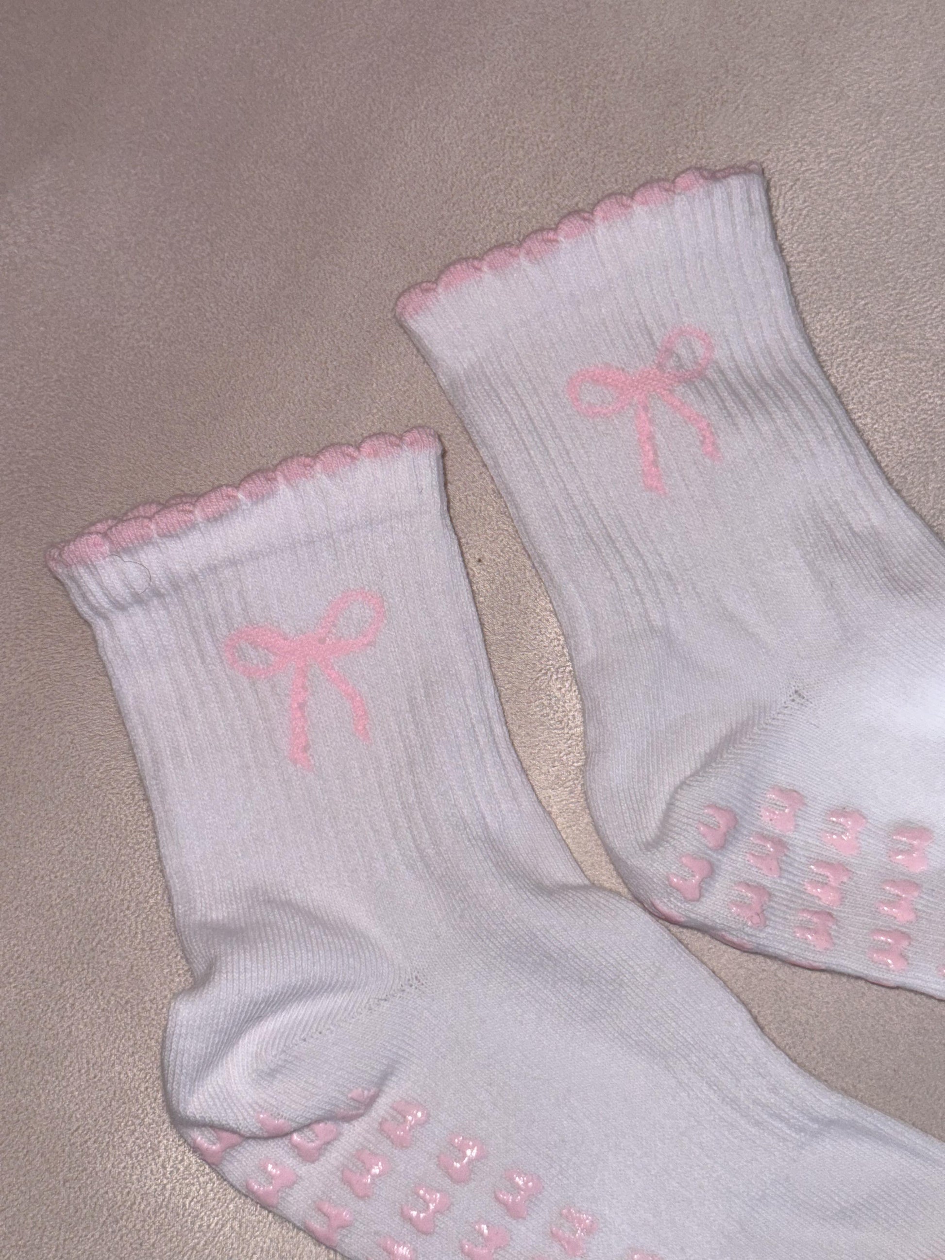 Ribbon Pilates Princess Non-Slip Pilates Yoga Socks