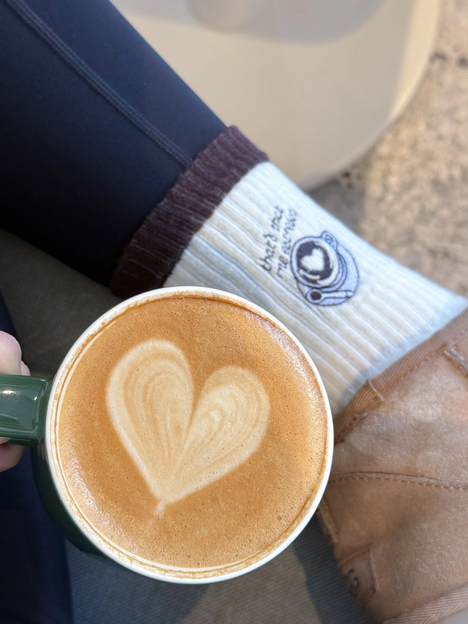Thats That Me Espresso Bez Çanta & Kaydırmaz Pilates Yoga Çorabı Seti