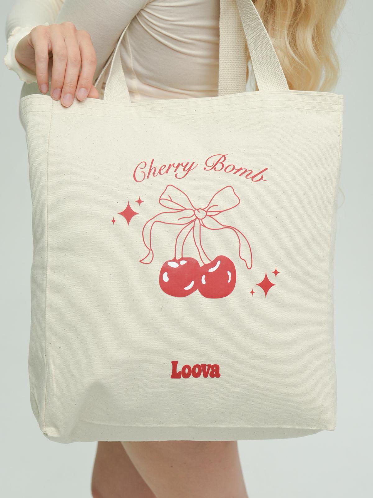 Cherry Bomb Cloth Bag