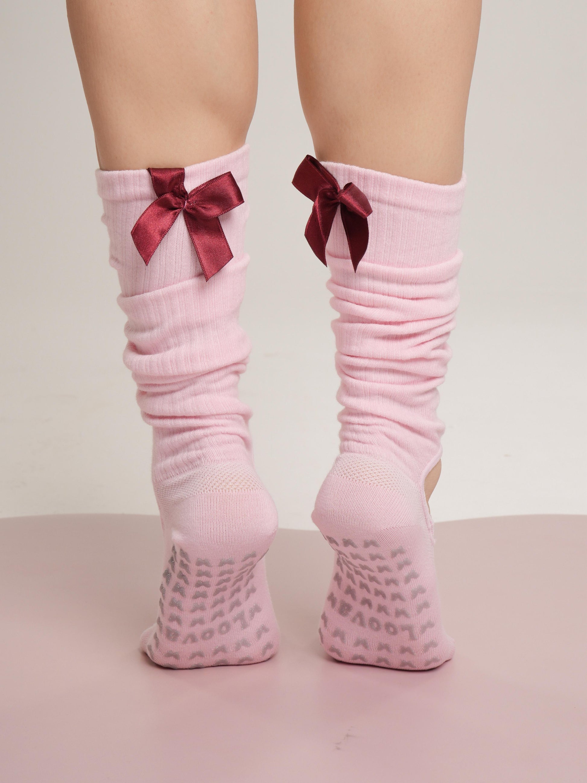 Kurdeleli Scrunch Kaydırmaz Çorap