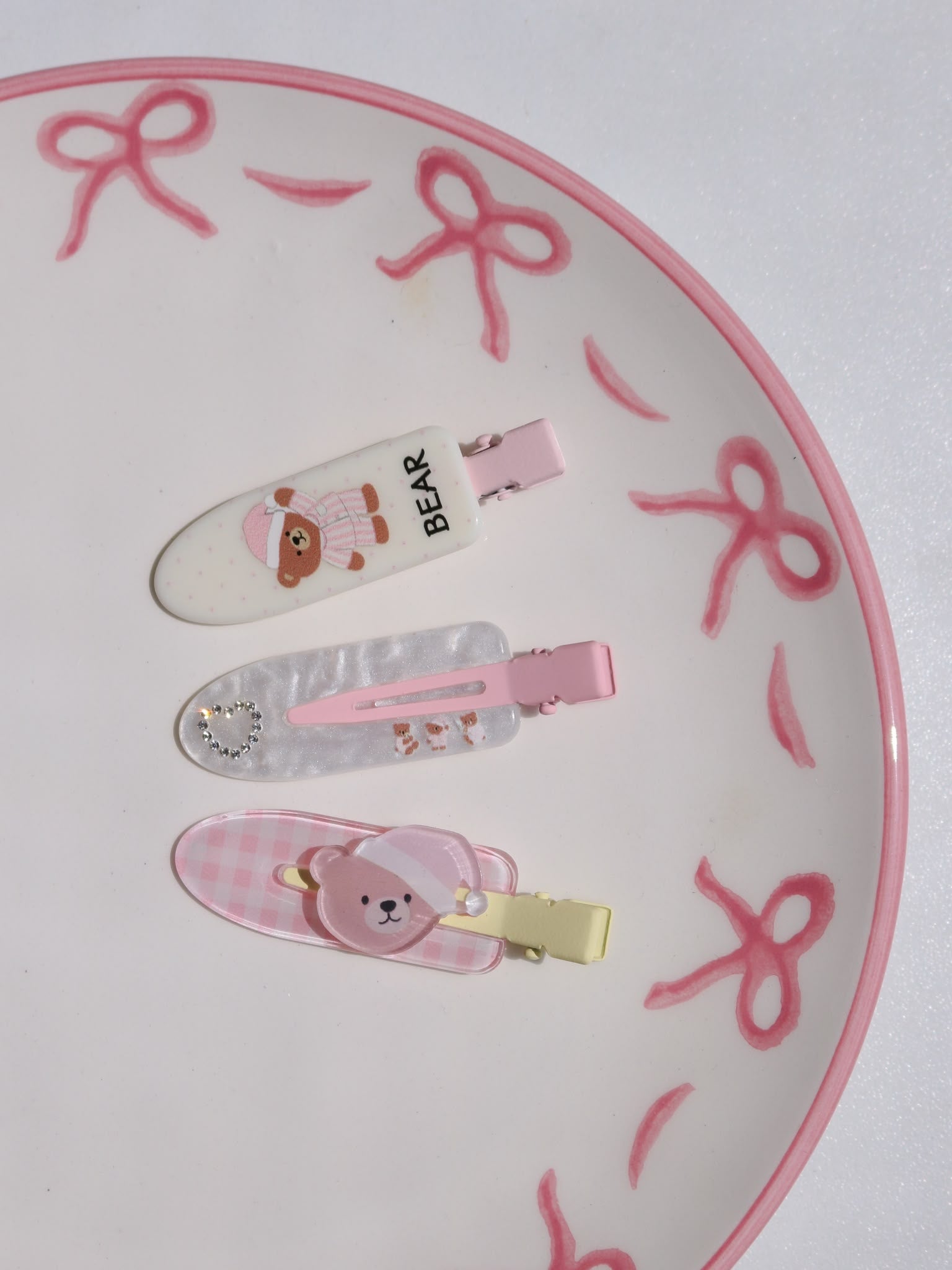 Flower Petals Non-Marking Hair Clip