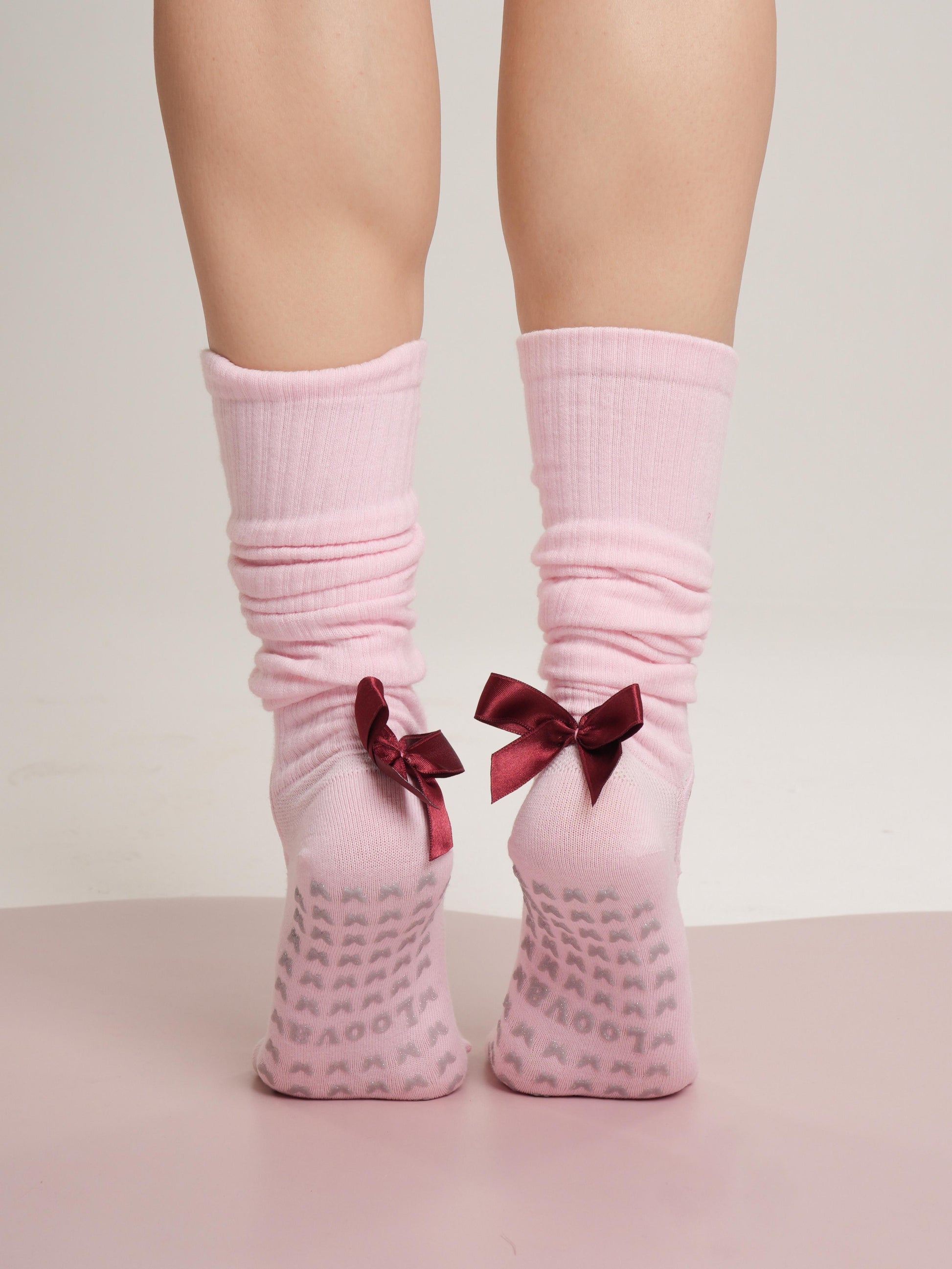 Kurdeleli Scrunch Kaydırmaz Çorap