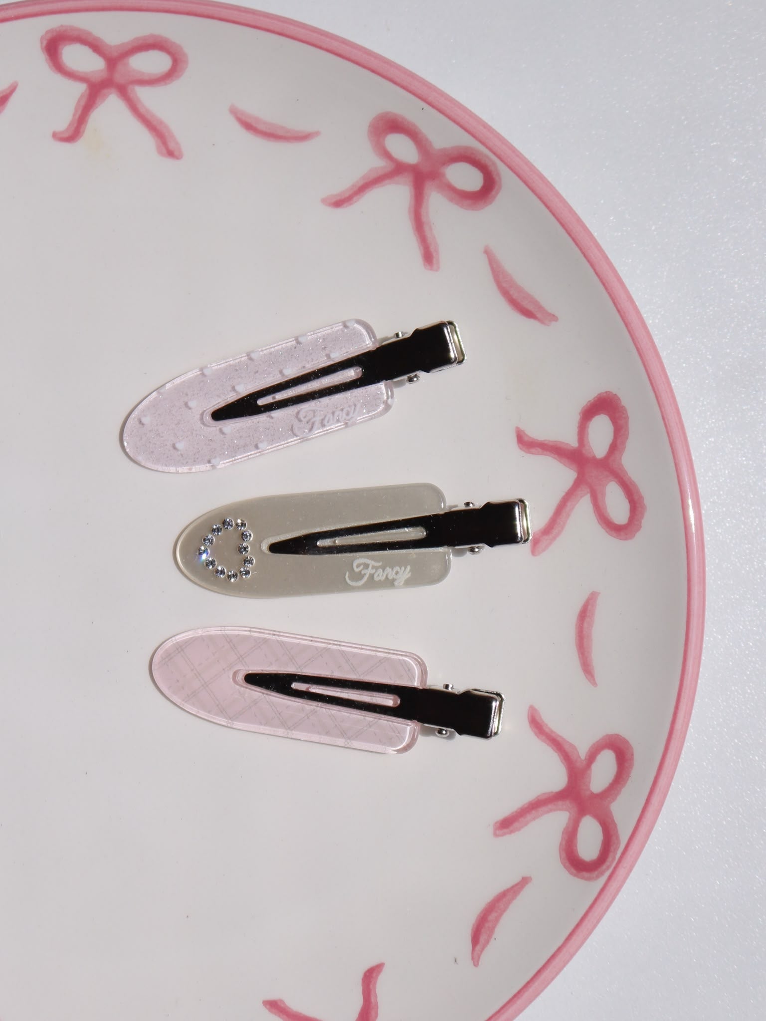 Flower Petals Non-Marking Hair Clip