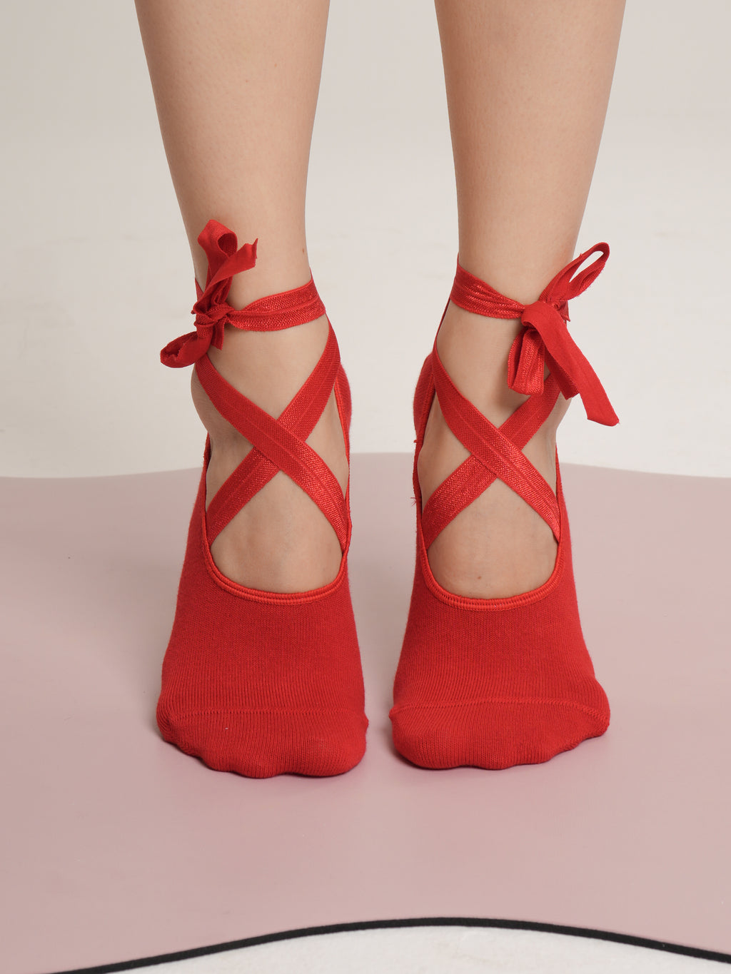 Ballerina Love in Pointe Non-Slip Pilates Yoga Socks