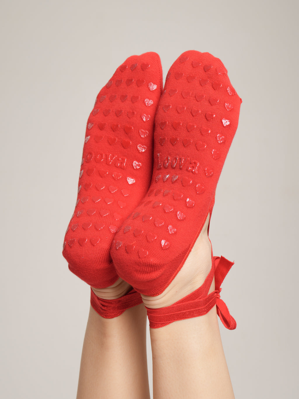 Ballerina Love in Pointe Non-Slip Pilates Yoga Socks