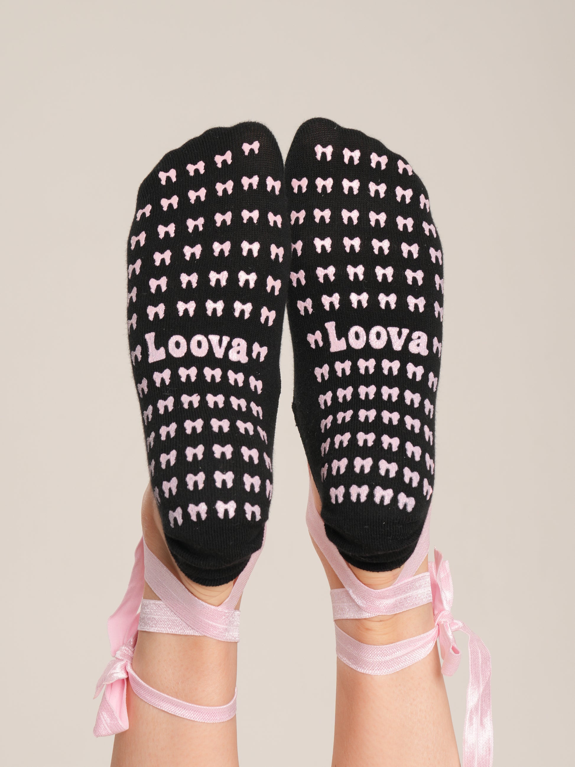 Ballerina Black Swan Babet Kaydırmaz Pilates Yoga Çorabı