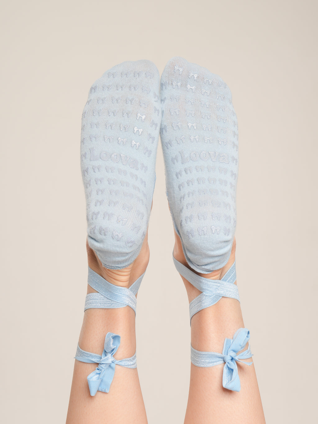 Ballerina Cappuccino Non-Slip Pilates Yoga Socks