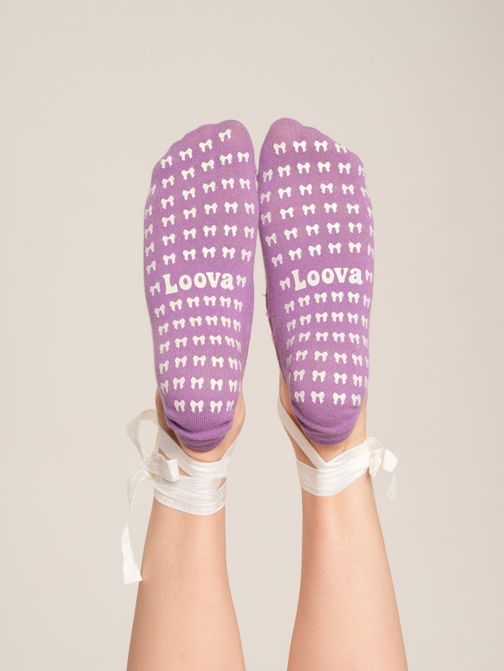 Ballerina Cappuccino Non-Slip Pilates Yoga Socks