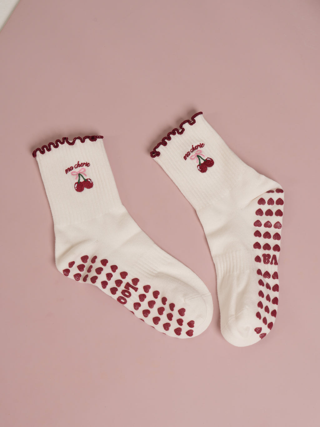 Ribbon Pilates Princess Non-Slip Pilates Yoga Socks