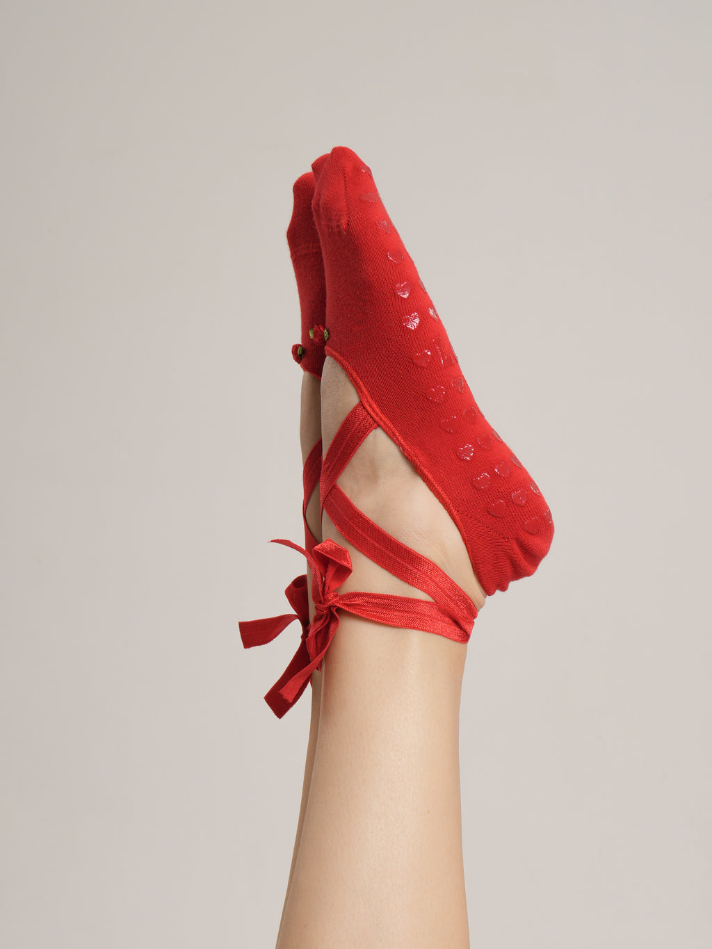 Ballerina Love in Pointe Non-Slip Pilates Yoga Socks