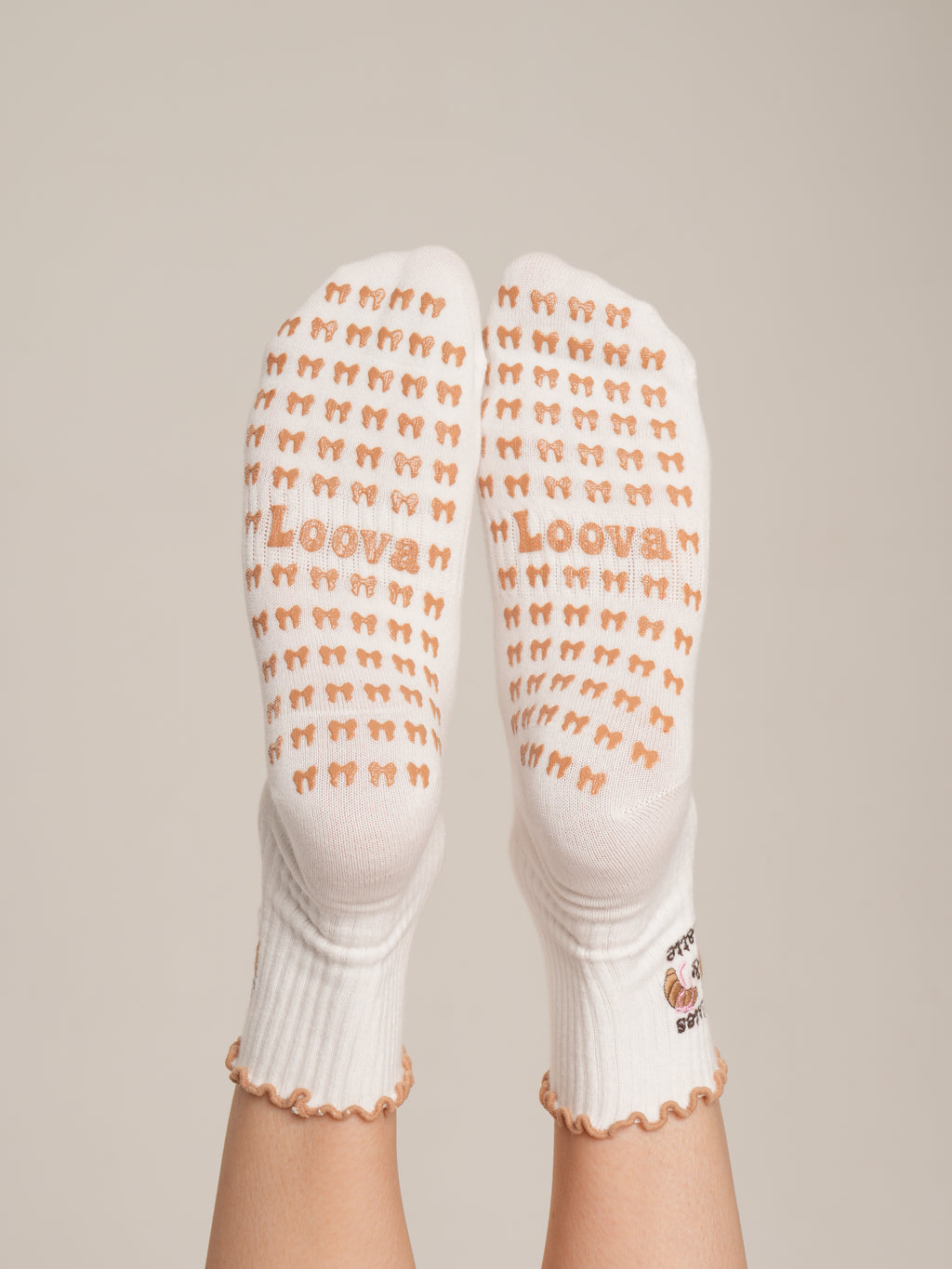 Ribbon Pilates Princess Non-Slip Pilates Yoga Socks