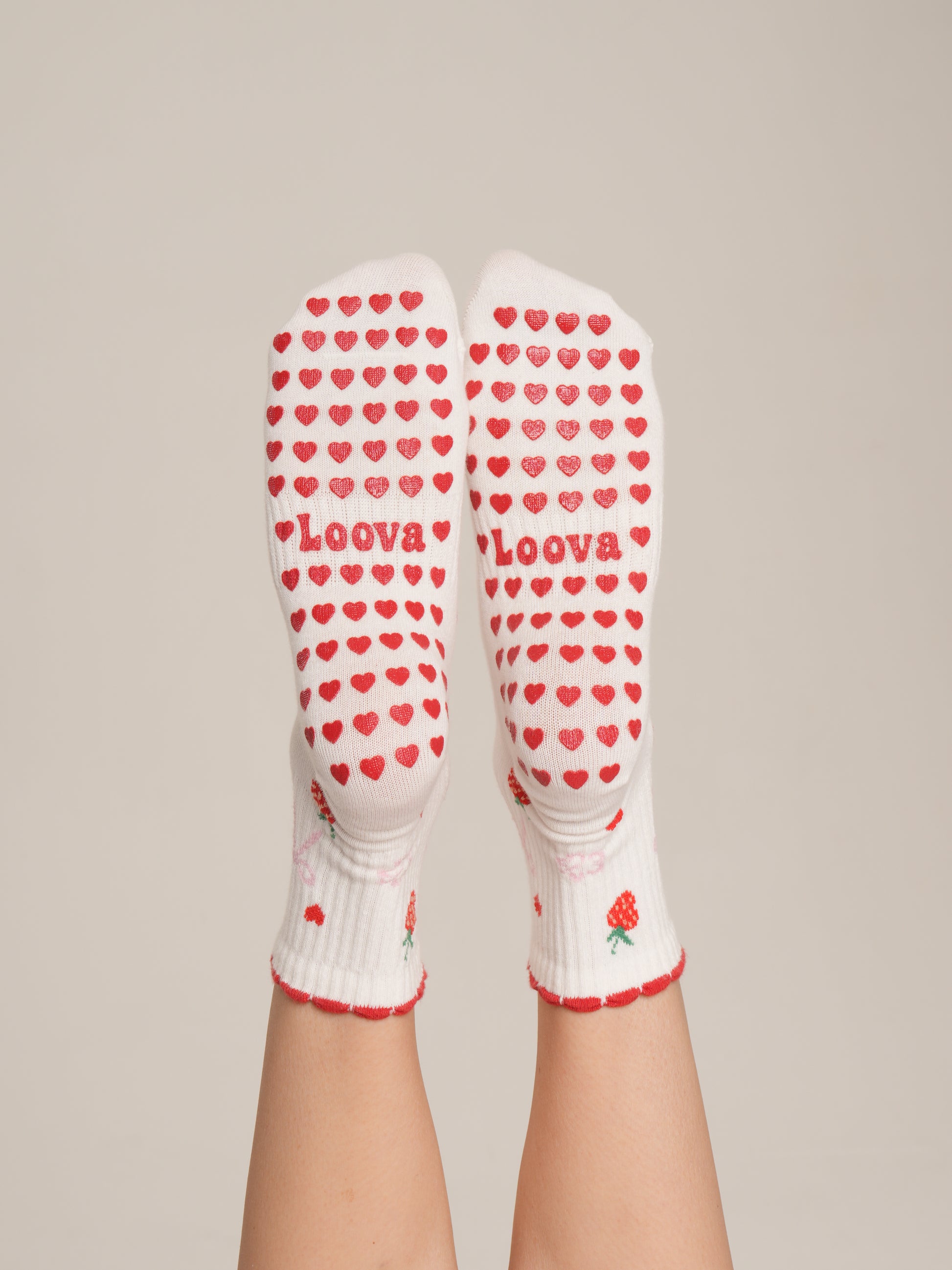 Strawberry Dream Kaydırmaz Pilates Yoga Çorabı