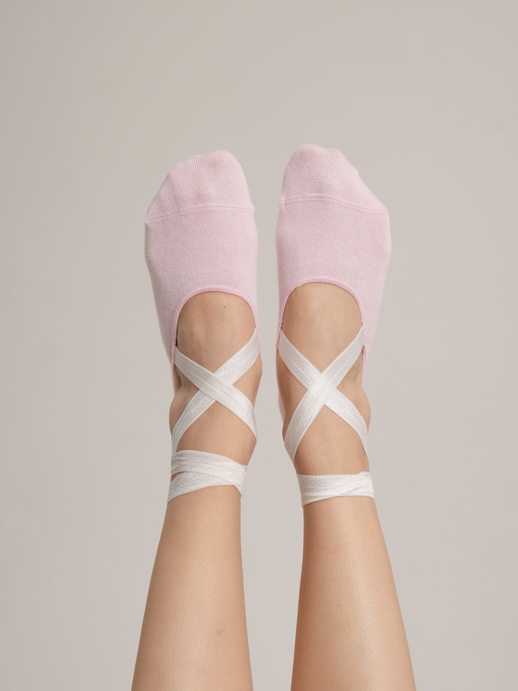 Ballerina Cream Rose Babet Kaydırmaz Pilates Yoga Çorabı