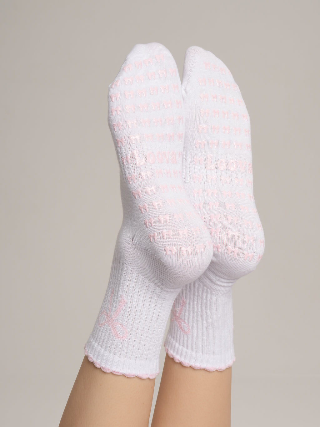 Ribbon Pilates Princess Non-Slip Pilates Yoga Socks