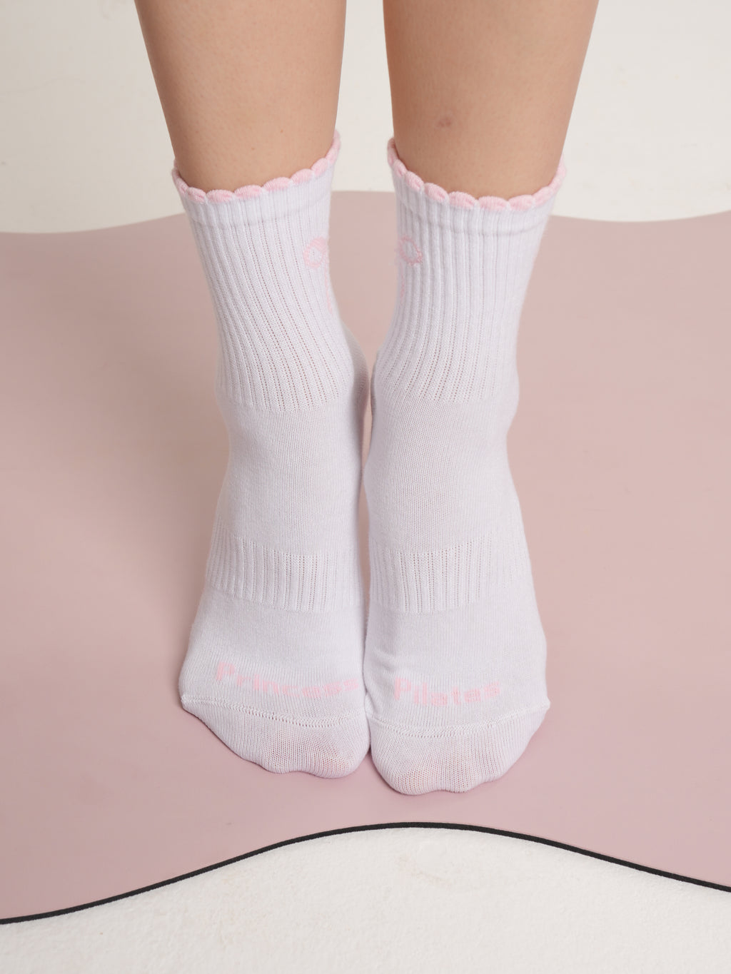 Ribbon Pilates Princess Non-Slip Pilates Yoga Socks
