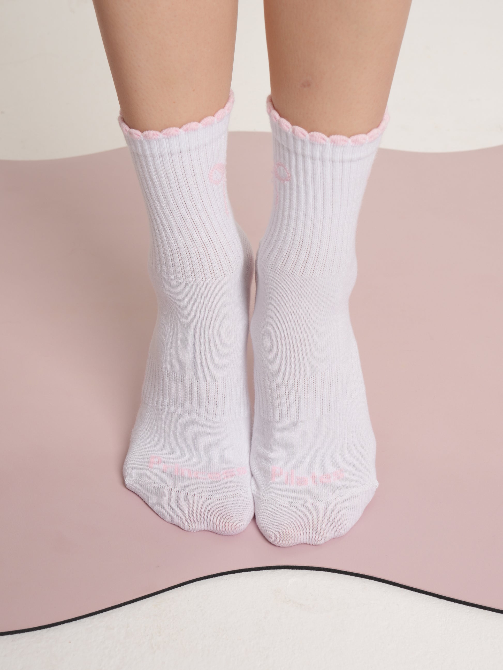 Ribbon Pilates Princess Kaydırmaz Pilates Yoga Çorabı