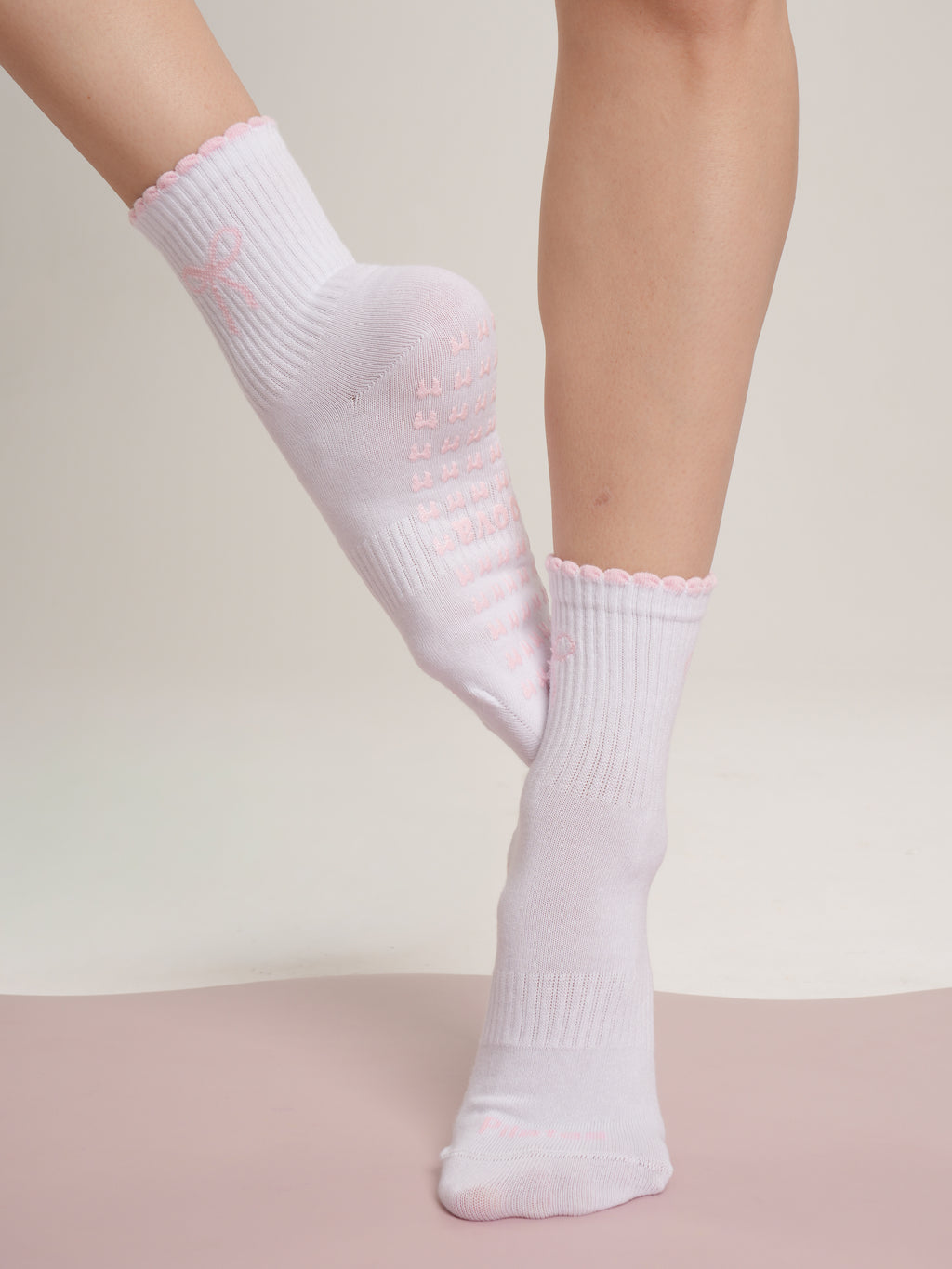 Ribbon Pilates Princess Non-Slip Pilates Yoga Socks