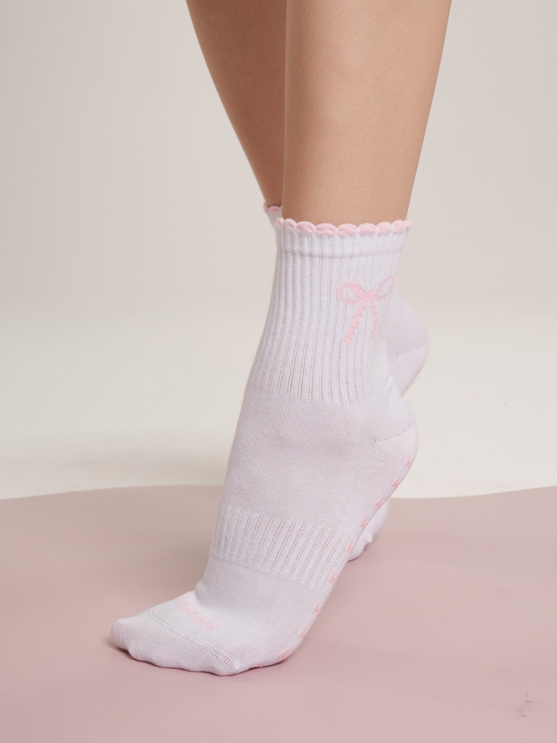 Ribbon Pilates Princess Kaydırmaz Pilates Yoga Çorabı