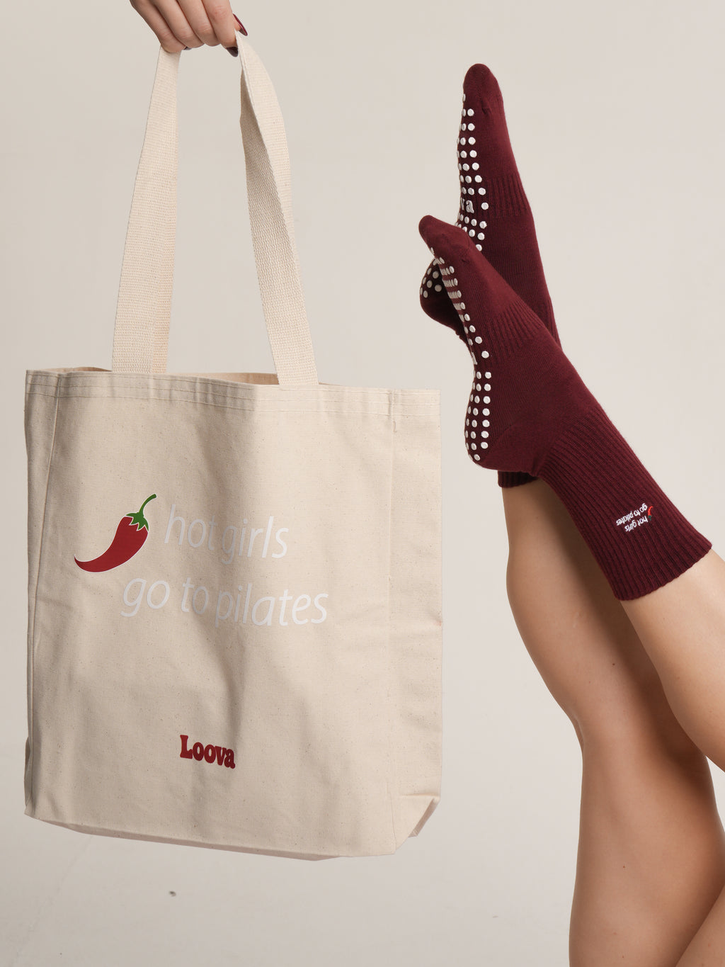 Hot Girls go to Pilates Cloth Bag