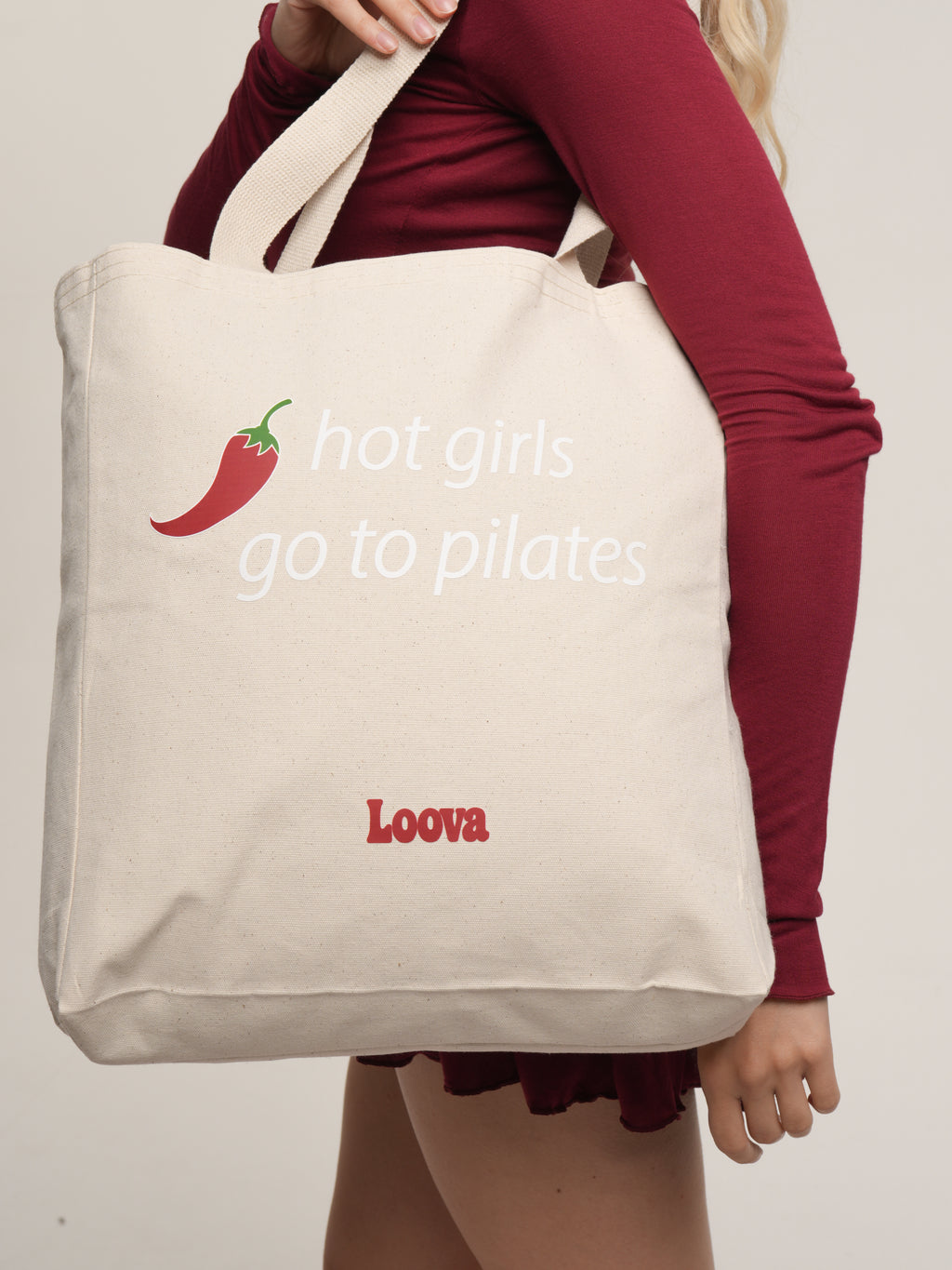 Hot Girls go to Pilates Cloth Bag