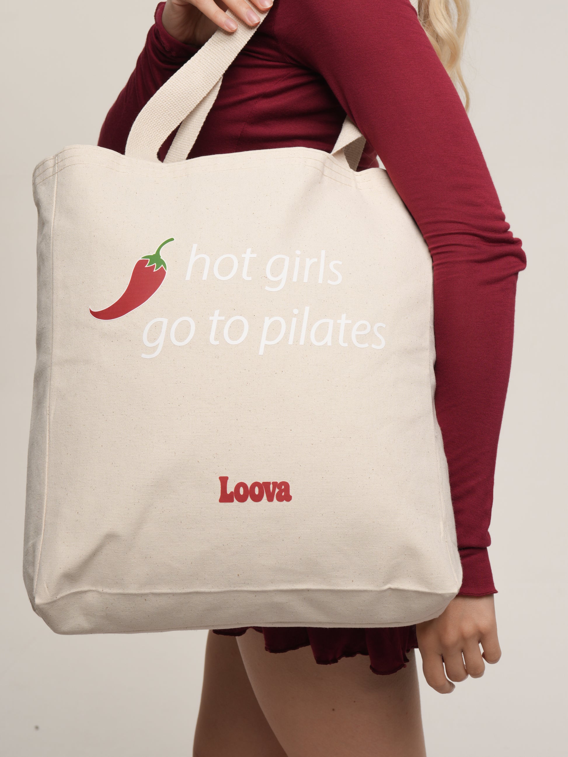 Hot Girls go to Pilates Cloth Bag