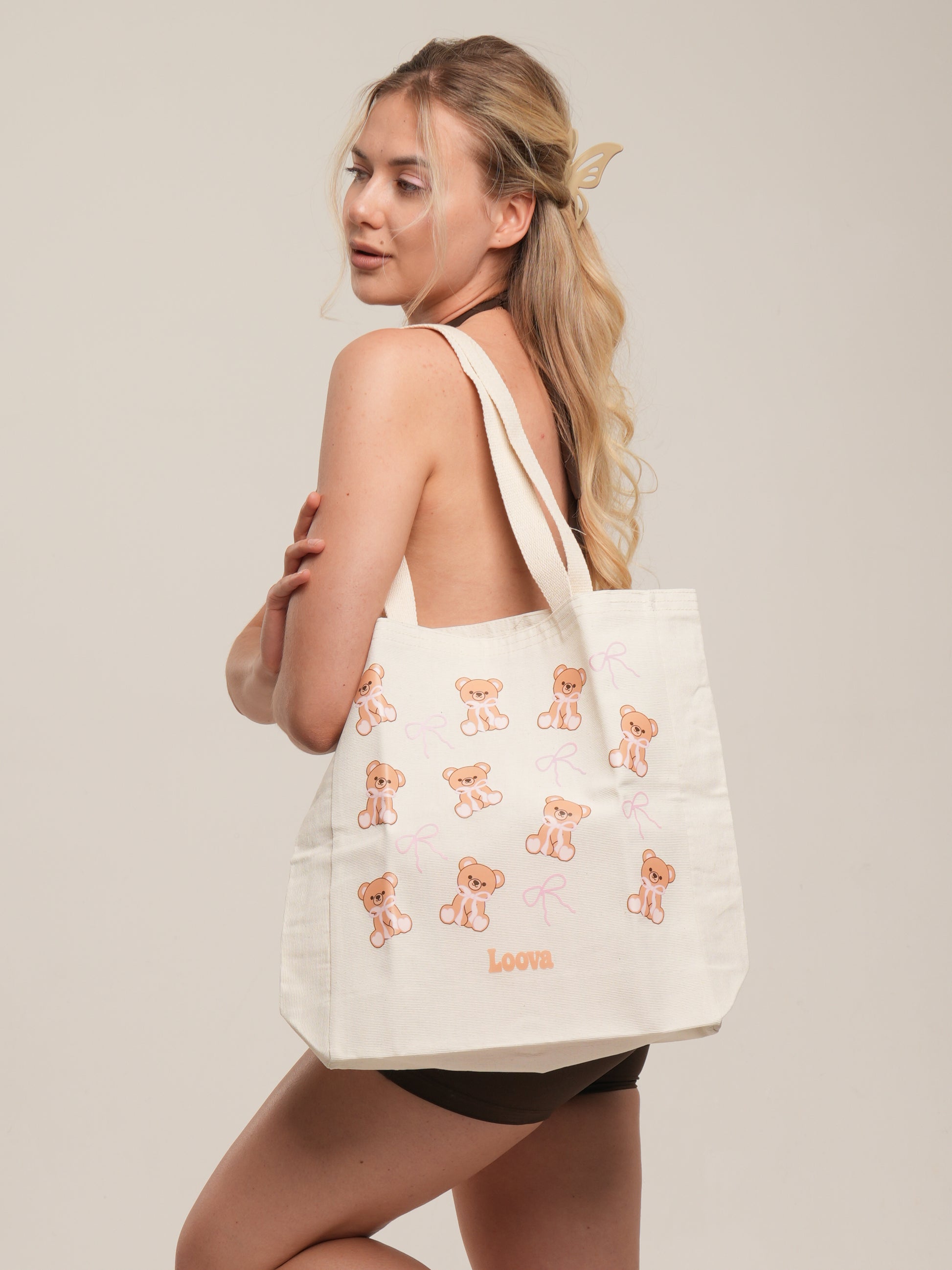 Cute Teddy Cloth Bag