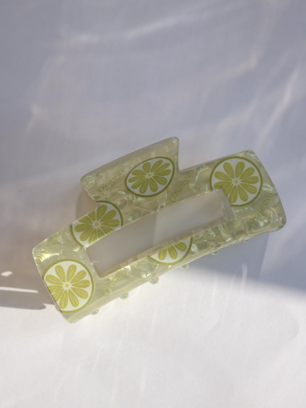 Lime Pearl Latch Buckle