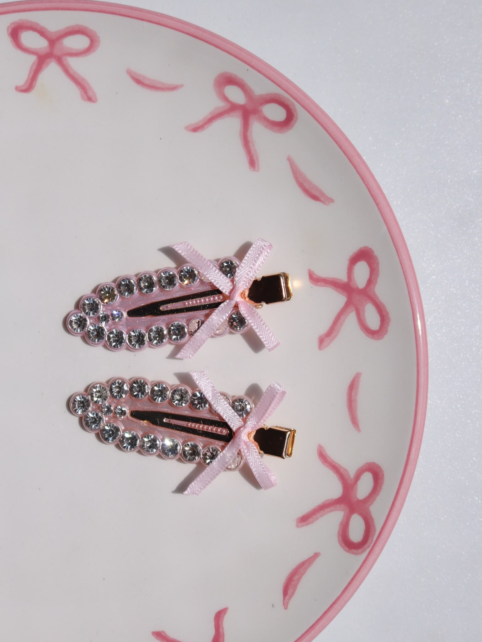 Flower Petals Non-Marking Hair Clip